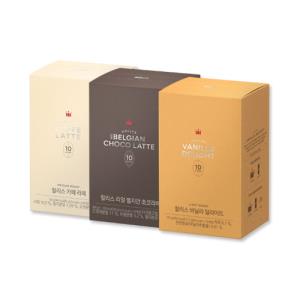 [할리스] 할리스3종SET[카페라떼10T+초코라떼10T+바닐라딜라이트10T]